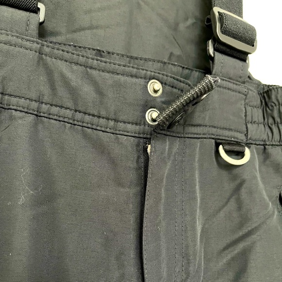 Slalom Black Youth Ski Snow Overalls Size S - Picture 5 of 6